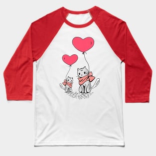 Cats And Love Baseball T-Shirt